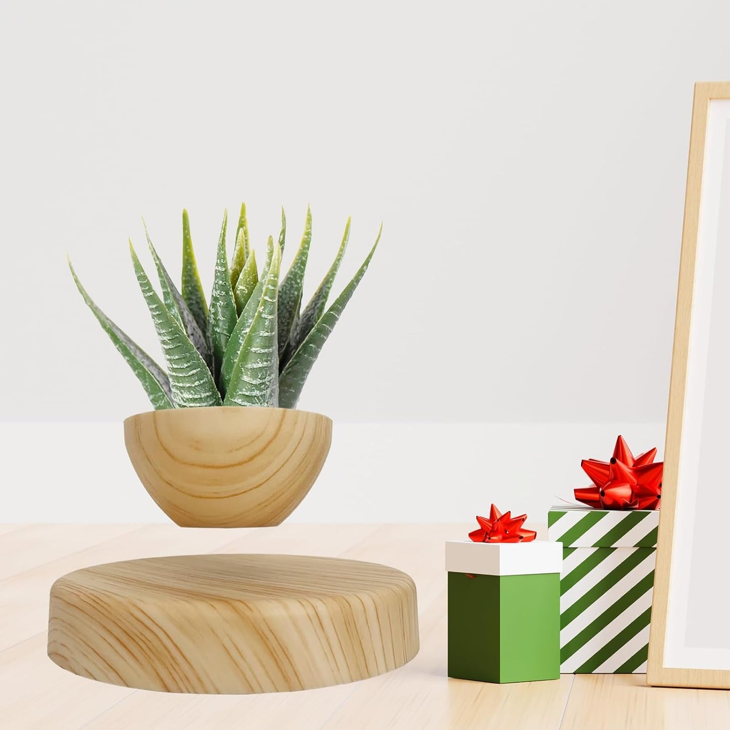 Magnetic Floating Plant Pot - Enchanting Levitating Bonsai Planter for Succulents and Home Decor
