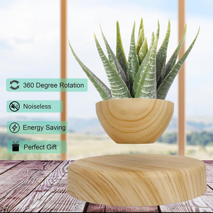 Magnetic Floating Plant Pot - Enchanting Levitating Bonsai Planter for Succulents and Home Decor