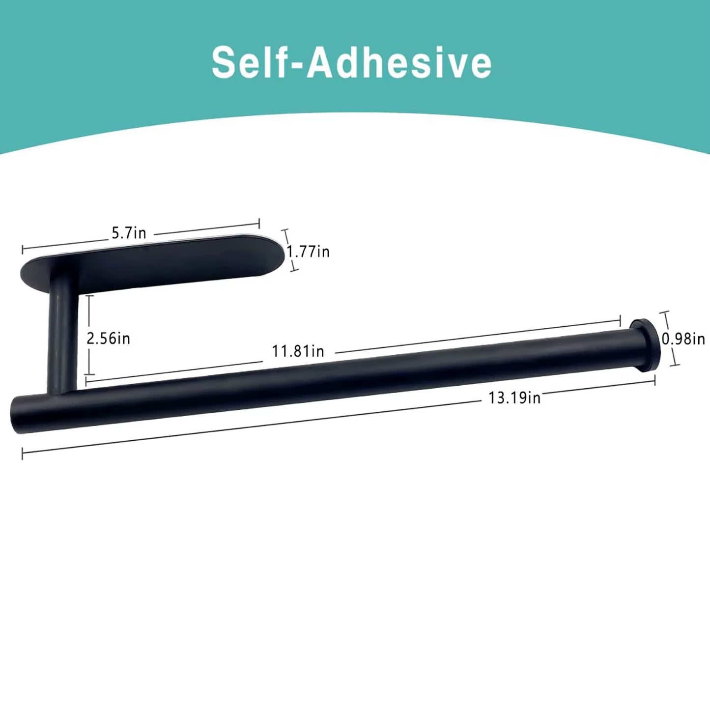 Stylish Kitchen Paper Towel Holder - Adhesive Tissue Hanger for Effortless Storage and Organization