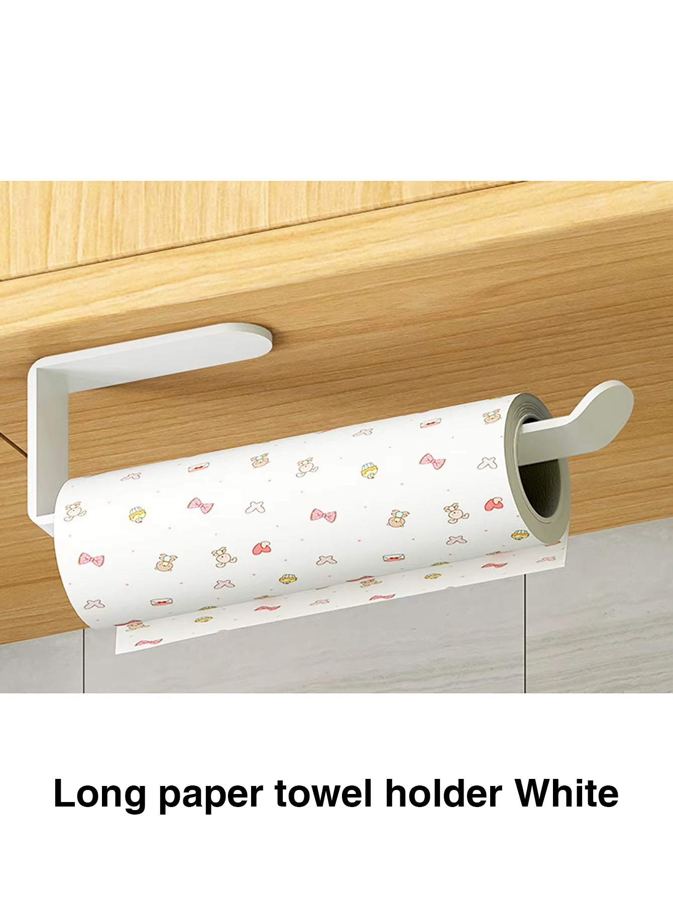 Stylish Kitchen Paper Towel Holder - Adhesive Tissue Hanger for Effortless Storage and Organization